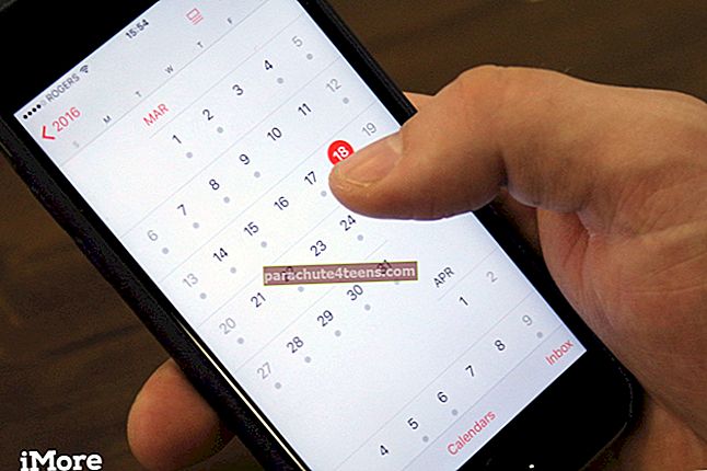 Oletuskalenterin vaihtaminen iPhonessa ja iPadissa