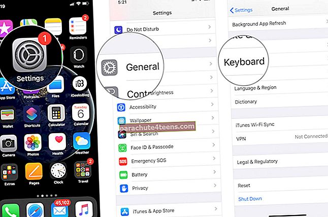 Mikrofoni ikooni eemaldamine iPhone'i ja iPadi klaviatuurilt