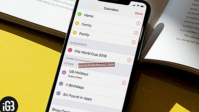 Kuinka lisätä Yhdysvaltain loma iPhone-, iPad- ja Mac-kalenteriin