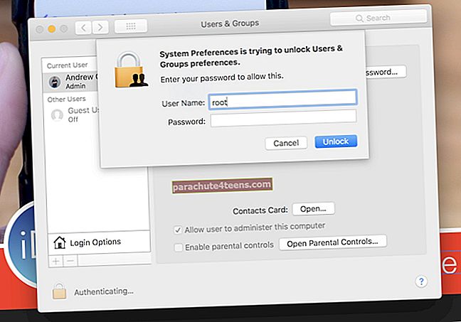 Cách kích hoạt người dùng gốc trên máy Mac để bảo vệ máy khỏi lỗi nguy hiểm trên macOS High Sierra