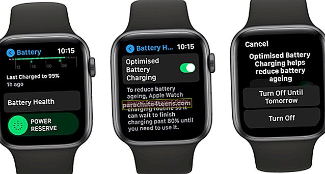 Kuidas lubada ja kasutada Apple Watchis TAPP-aega watchOS 6-s