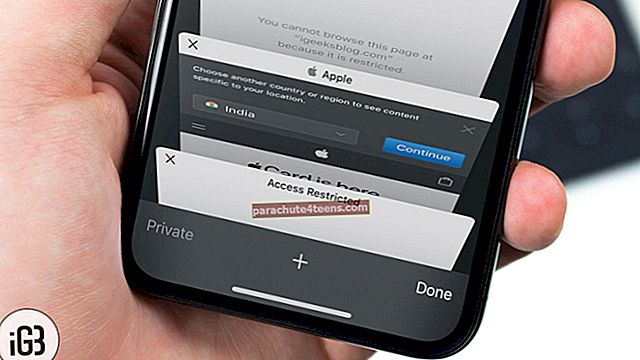 Privatus naršymas trūksta „iPhone“ ar „iPad“ „Safari“? Kaip tai išspręsti