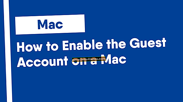 Kaip įgalinti svečių vartotojo abonementą „Mac“