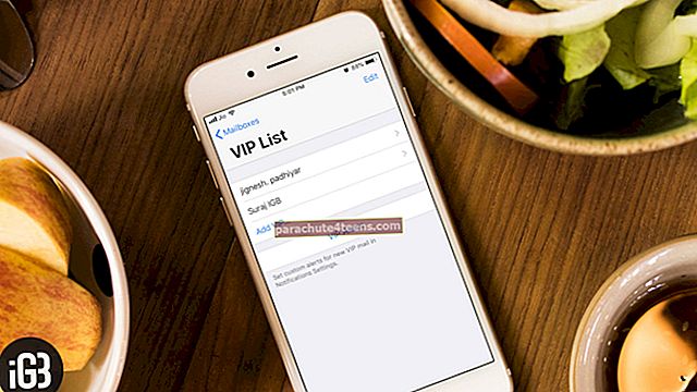 Kuidas hallata VIP-kontakte rakenduses Mail rakenduses iPhone ja iPad