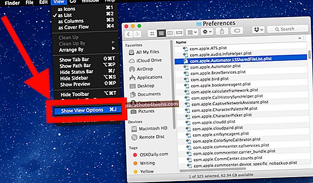 Cách tăng / thay đổi kích thước văn bản của phông chữ Finder trong Mac OS X