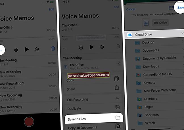 3 būdai, kaip perkelti balso atmintines iš „iPhone“ į „Mac“ ar asmeninį kompiuterį