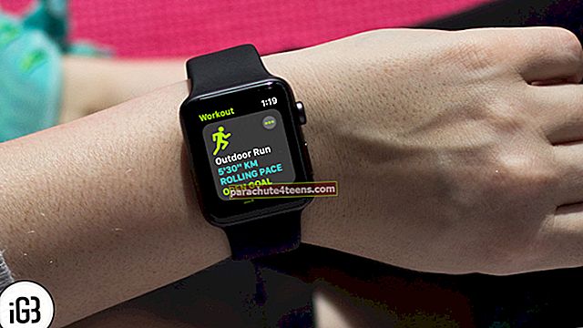 Harjoitusten mukauttaminen Apple Watchissa