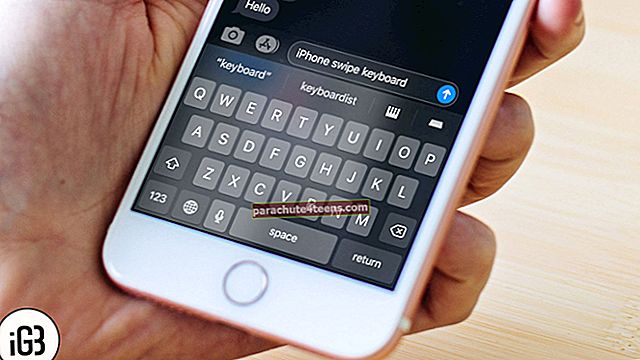 Kuidas kasutada iPhone'is QuickPath Swipe klaviatuuri
