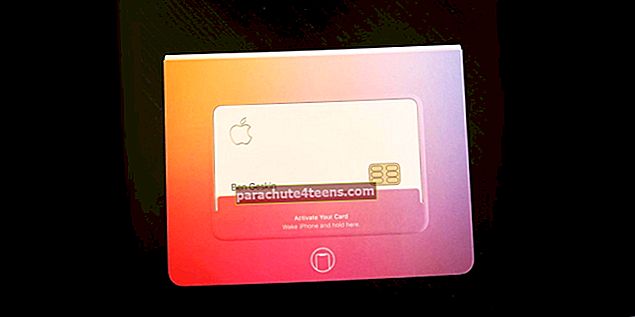 Kaip suaktyvinti fizinę „Apple“ kreditinę kortelę naudojant „iPhone“