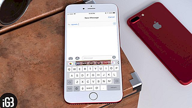 Kuidas vahetada iPhone'i klaviatuuri väiketähtedega SUURKOHT
