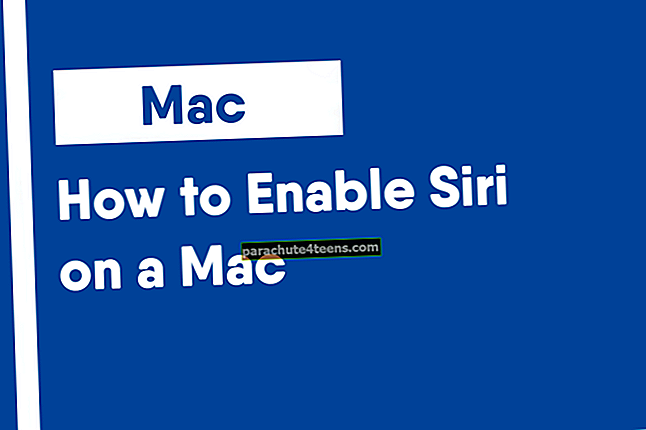 Kā iespējot veidu Siri Mac datorā