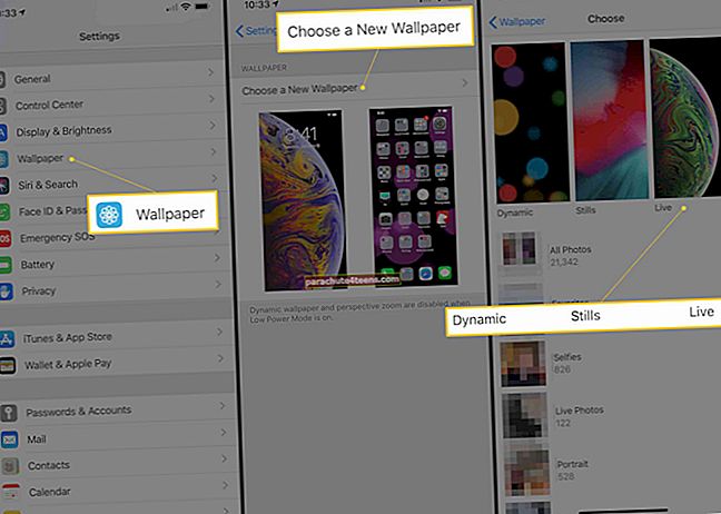 Kaip naudoti „Live Wallpaper“ „iPhone“