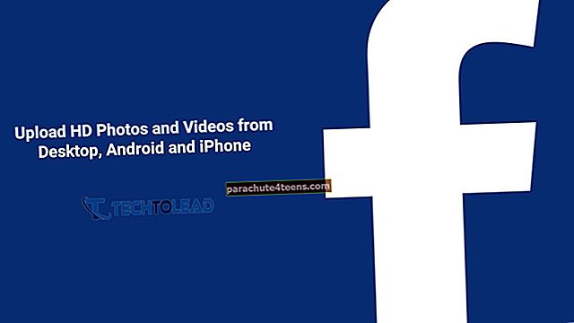 HD-fotode ja videote üleslaadimine iPhone'i või iPadi kaudu Facebooki
